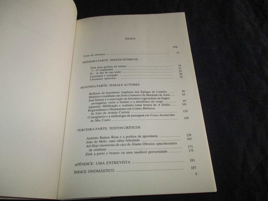 Livro Para uma Poética da Leitura Ensaios