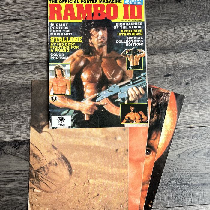 RAMBO 3 - Magazyn plakatowy sylvester stallone