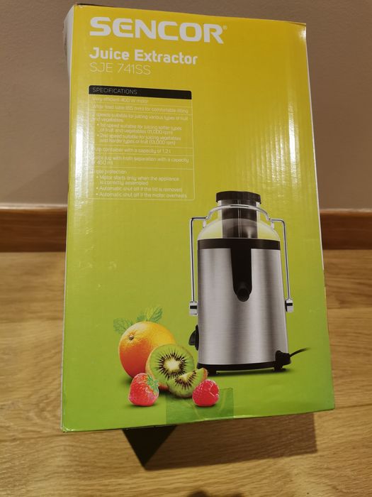 Centrifugadora Máquina sumos Sencor Sje 741ss 400 W Prata