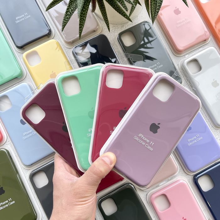 Чохол Silicone case для iPhone 11 та інші моделі | Чехол на Айфон 11