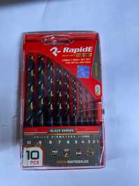 Набір кобальтових свердел по металу RapidE RED POINT 10шт Black Series