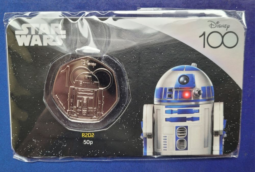 Moneta 50 pensów 2023 - Star Wars - R2D2 - Wyspa Pitcairn (626A)