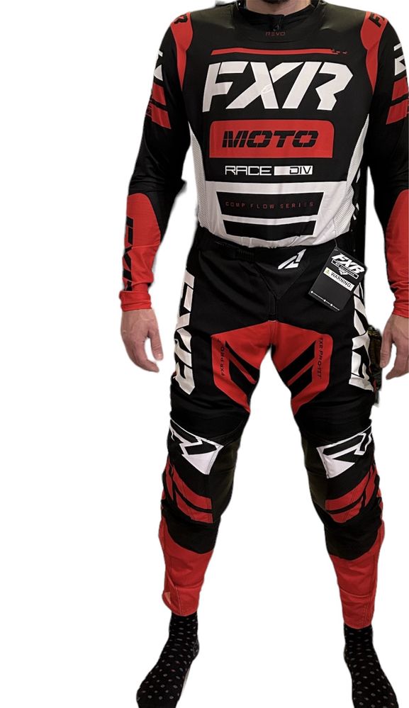 Komplet bluza spodnie motocross enduro cross 34 L nowy FXR
