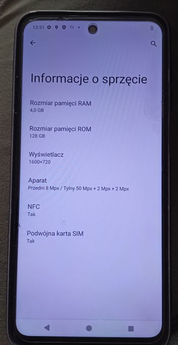 Motorola Moto G13 4GB/128GB smartfon