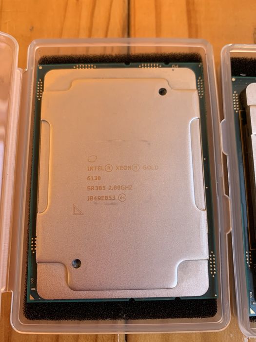 Процесори для LGA 3647 Intel Xeon 6138 20 ядер 40 потоків 3.70 GHz