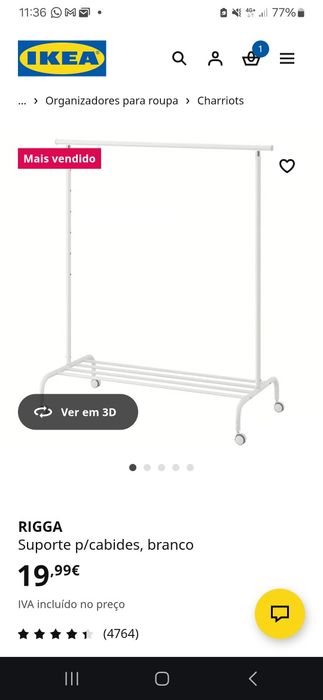 Charriot Ikea Rigga