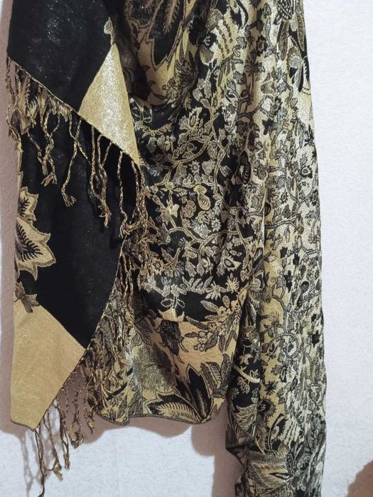 Большой двухсторонний шарф/палантин/платок PASHMINA