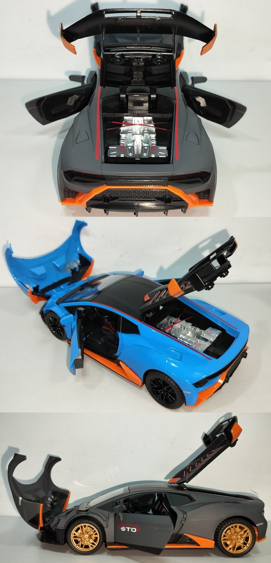 Lamborghini Huracan STO модель 1:24 Автопром  Металл Звук Свет
