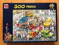 Puzzle "W warsztacie lakierniczym" Jan van Haasteren, Jumbo