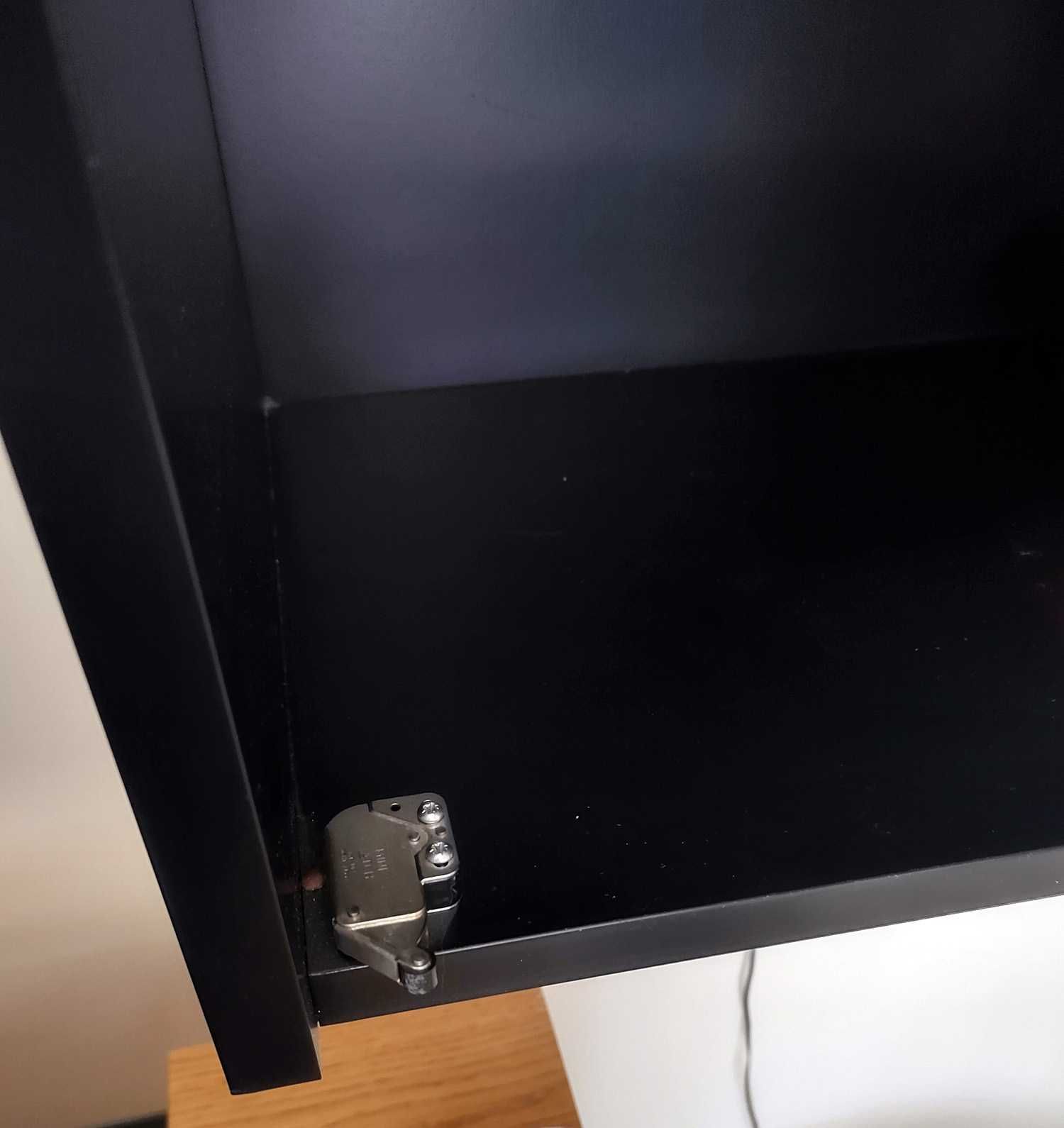 Witryny witrynki meble Corino Mebin dąb oświetlenie led
