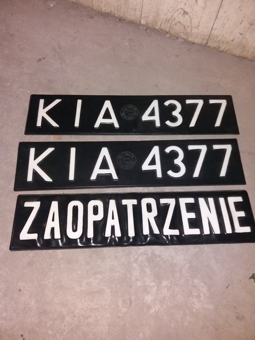 Stare tablice kolekcjonerskie prl