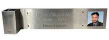 Placa Inox para Cemitério