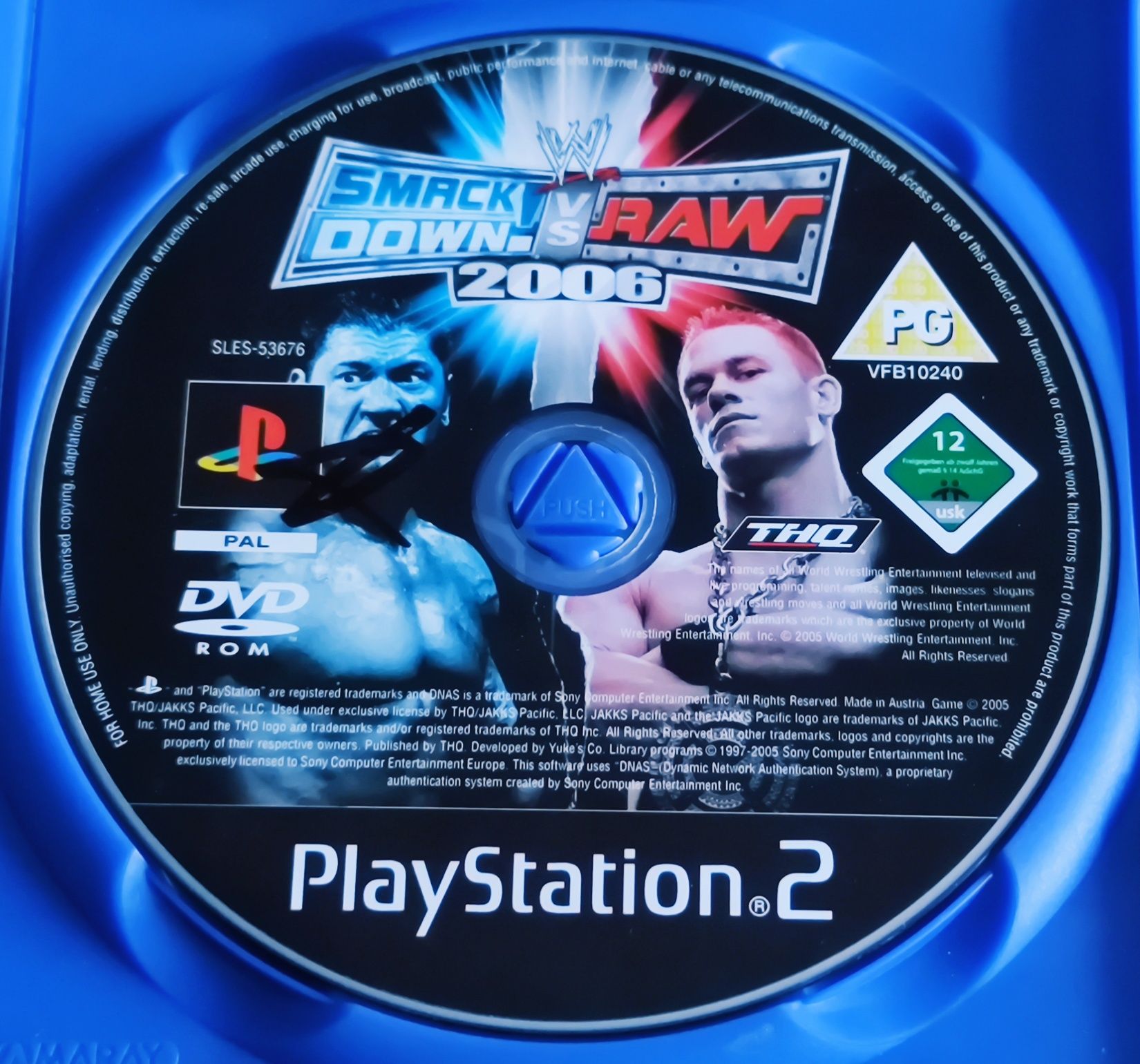 WWE SmackDown! vs. Raw 2006 PlayStation 2 PS2