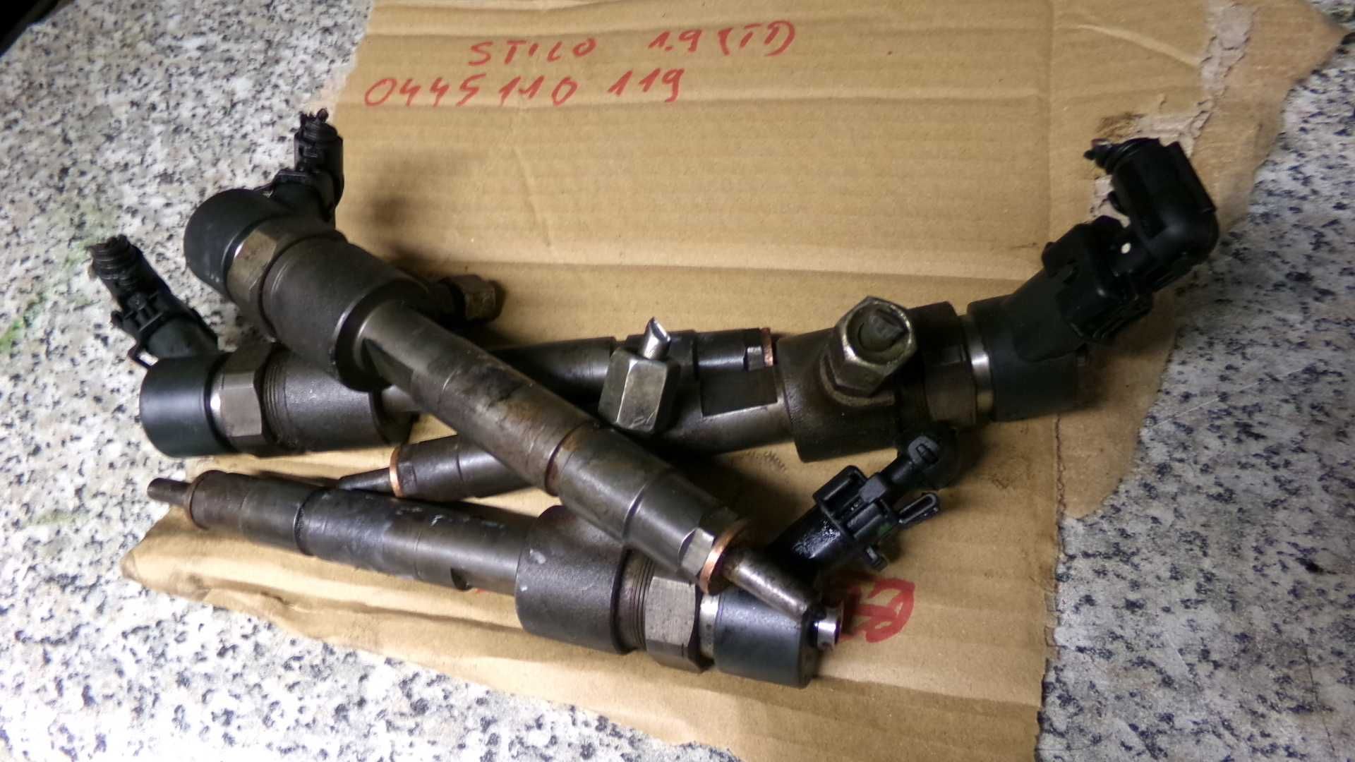Maj5 Wtrysk wtryski wtryskiwacz fiat stilo 1.9jtd wysyłka gwarancja