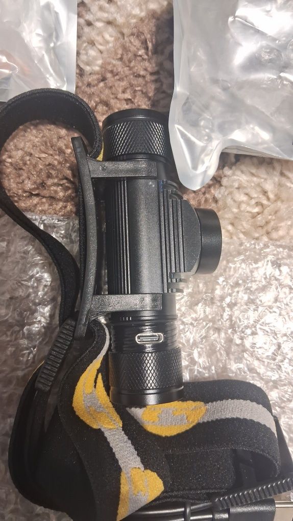 Ліхтар налобний Boruit  d 10 ,d20,d25,RJ-020 sensor