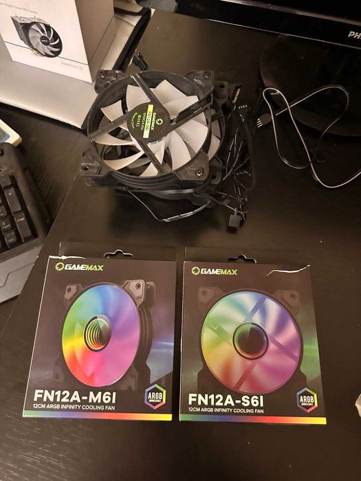 системи охолодження Gamemax FN12A-M6I - 1 шт.  та FN12A-S6I - 3 шт.