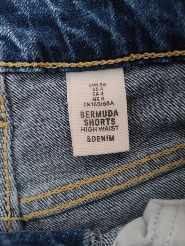 Bermudy z wysokim stanem H&M