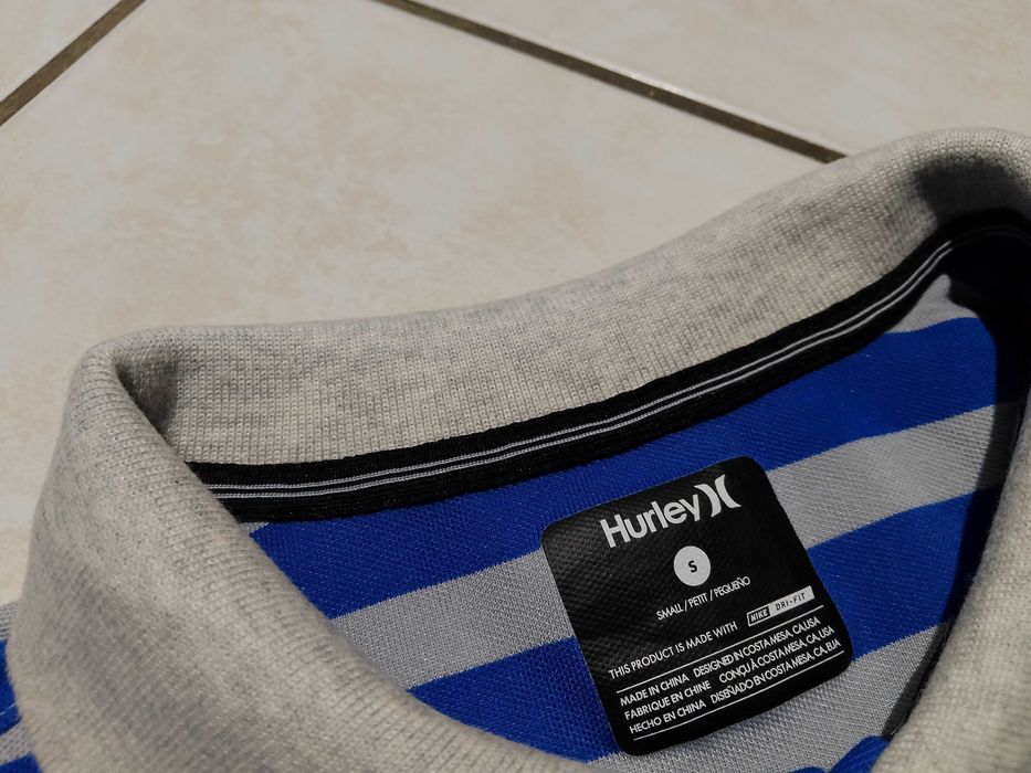 HURLEY USA - NOWA! z LOGO Koszulka Polo Męska rozmiar XS