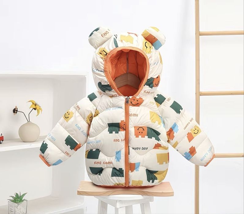 Детские пуховики мишка под заказ