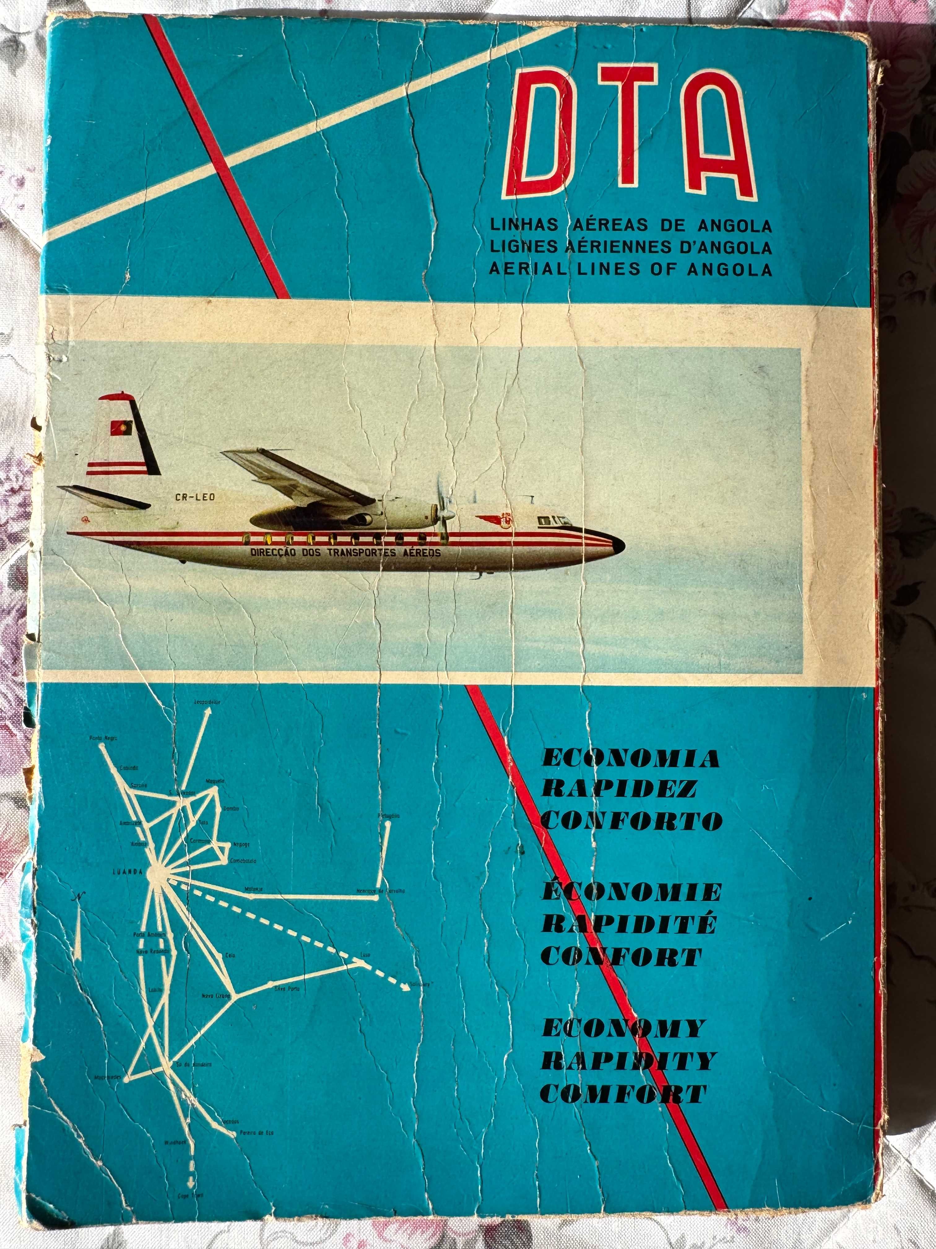 Livro "Anuario Turistico de Angola" de 1966/1967