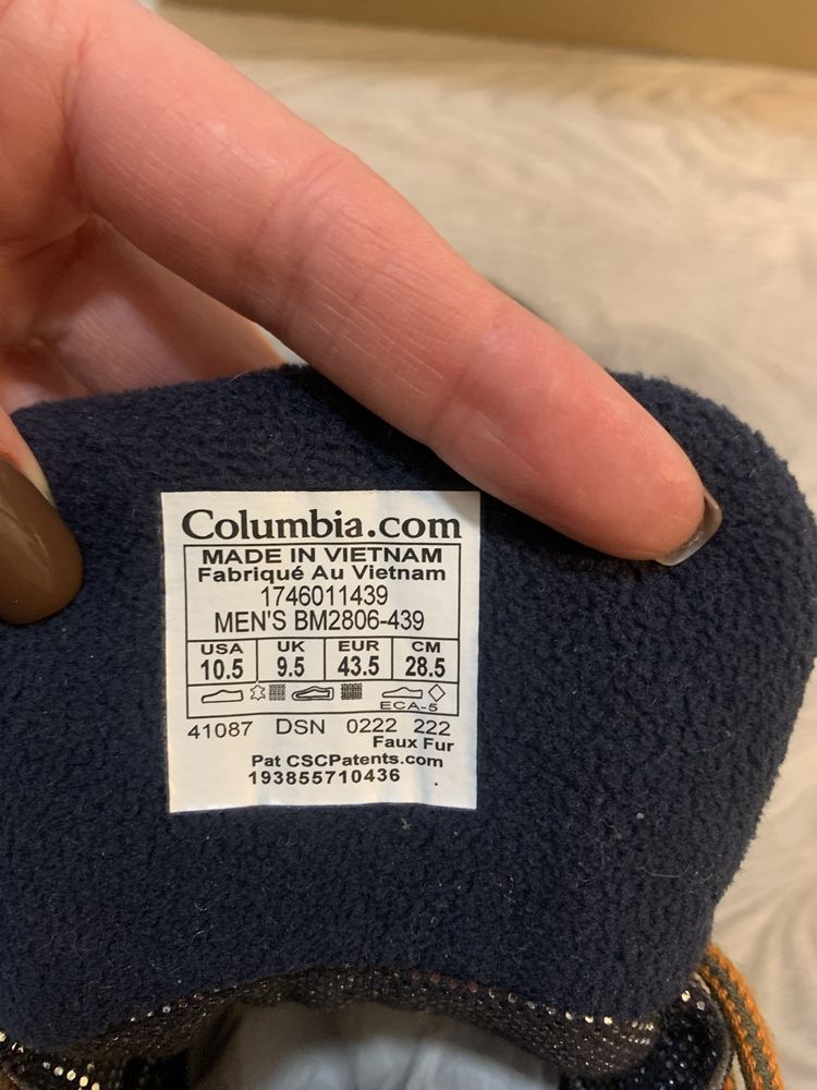 Columbia зимние ботинки