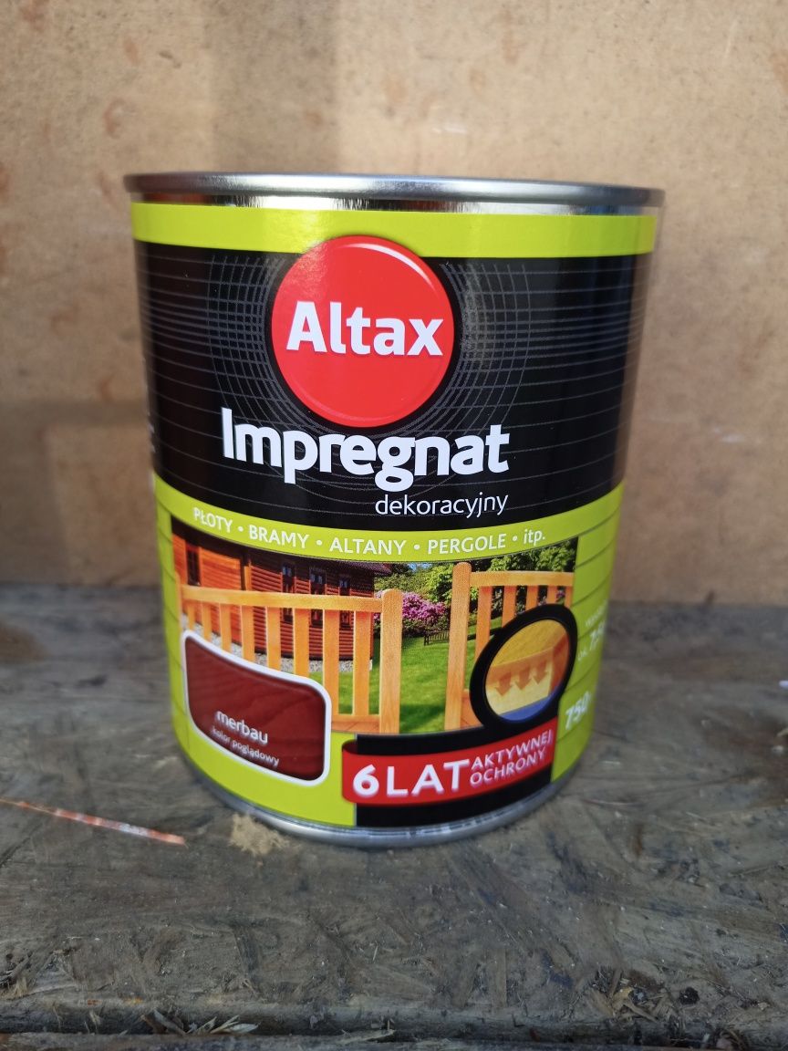 Altax Impregnat Dekoracyjny 2 kolory puszki 0,75 L warto !!