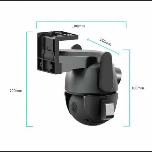 Камера наружная поворотная уличная двойная WIFI DOUL CAM Q-821 4Mp