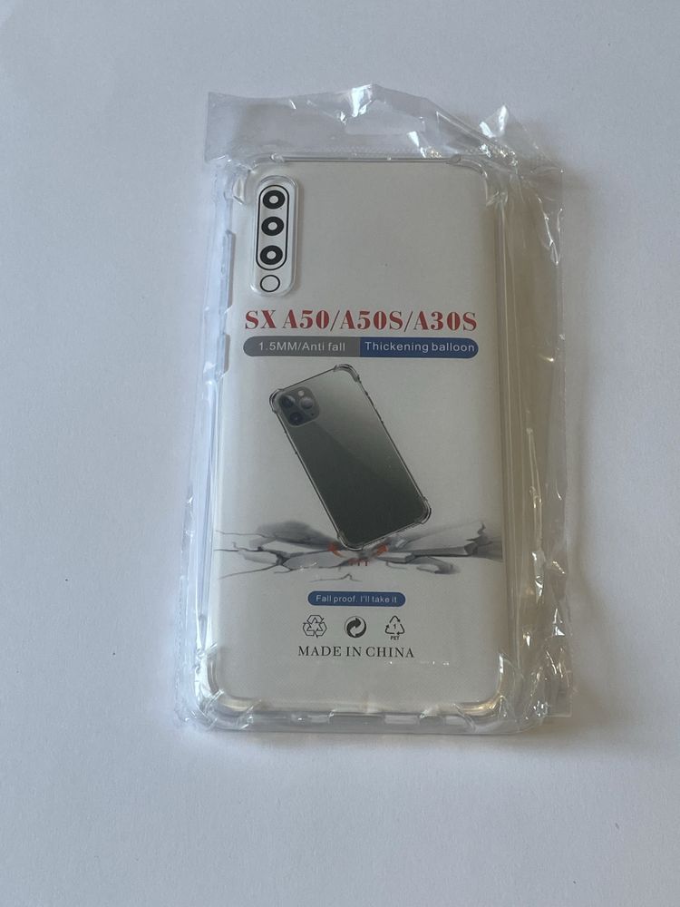Чехол Samsung A30S - A307 / A505 - A50 Прозорий Протиударний