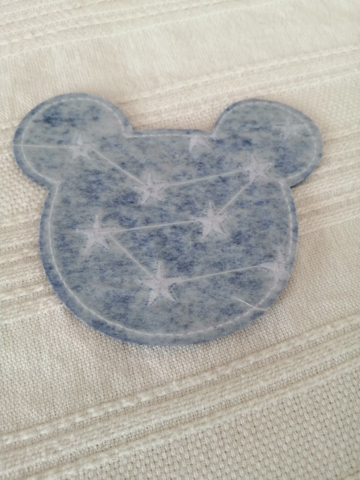 Aplikacja naprasowanka naszywka głowa myszki Minnie Mickey