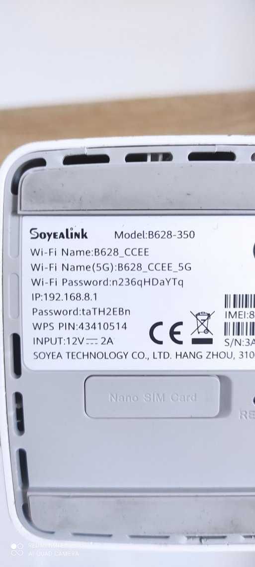 Huawei/Suyealink B628 4G CPE Pro 3 agregacja pasm itp,itd