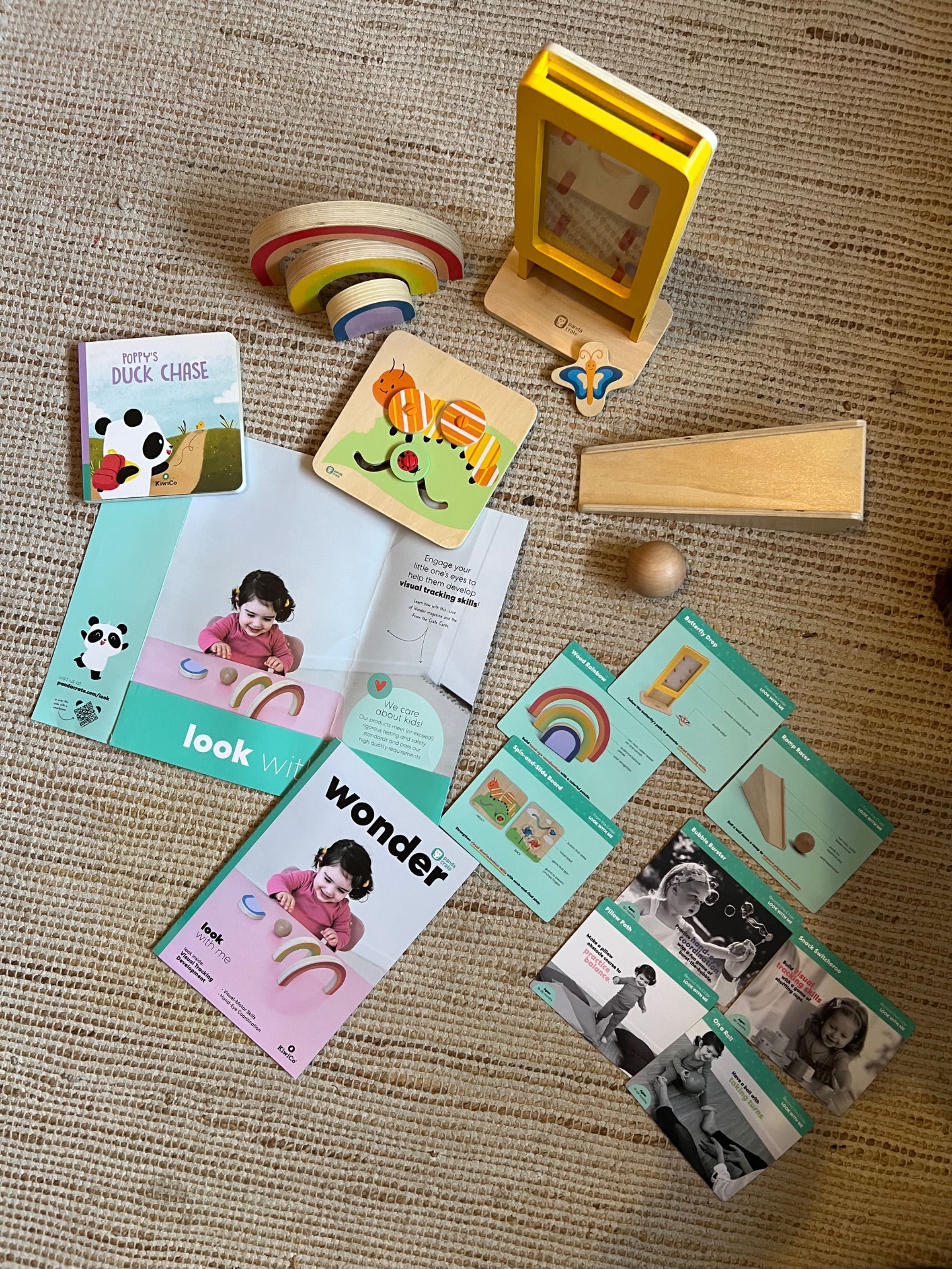 KiwiCo Panda zestaw zabawek montessori  0-2 l