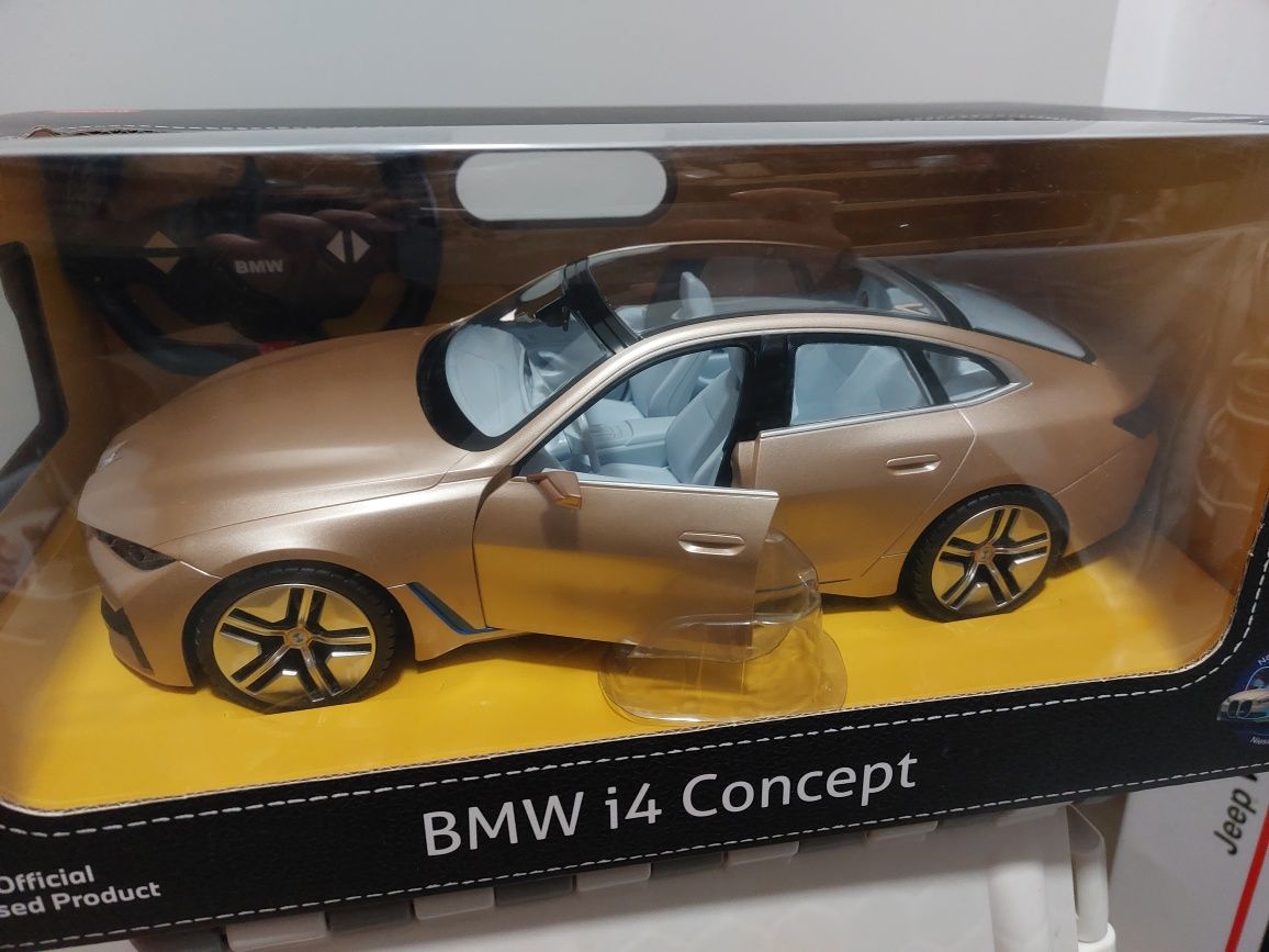 Auto zdalnie sterowane BMW i4 Concept Rastar 1:14 gold