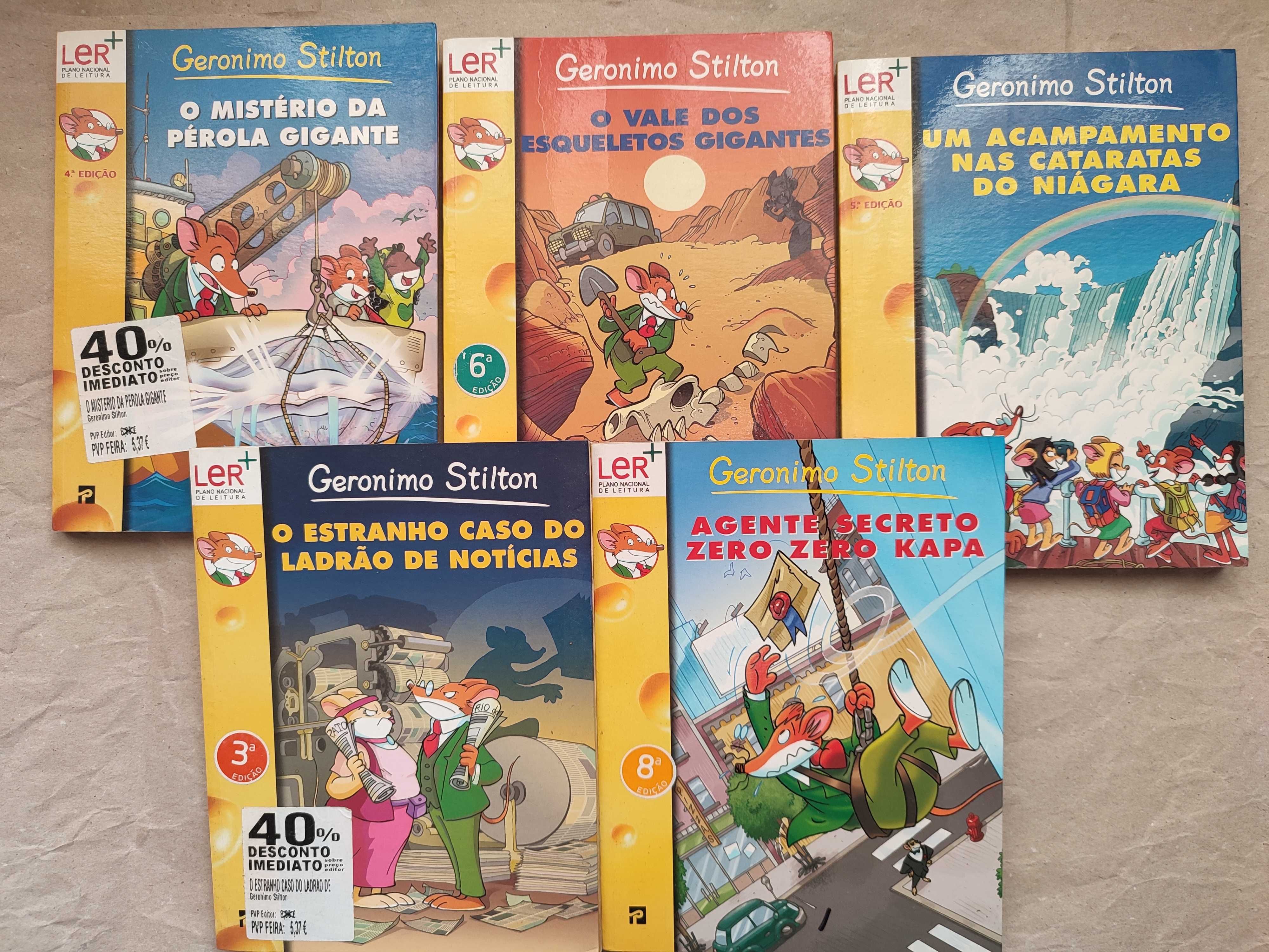 Livros Geronimo Stilton