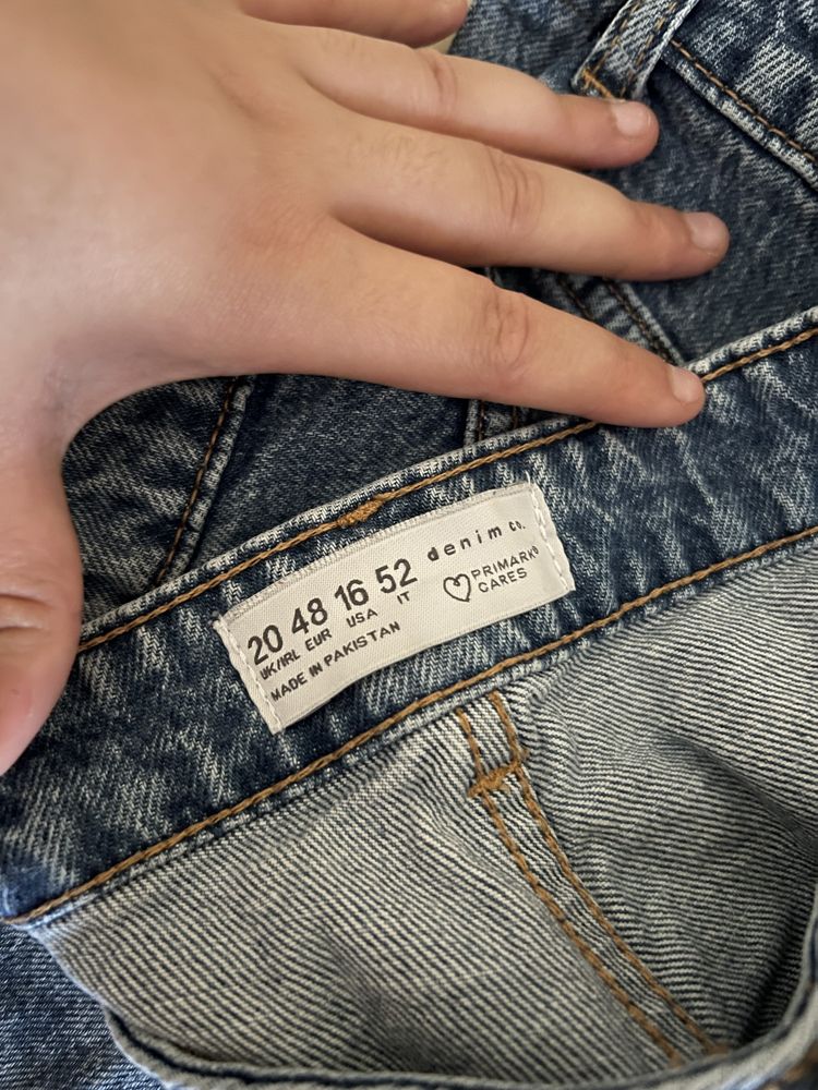 Calças largas de ganga moda XL e XXL / 48