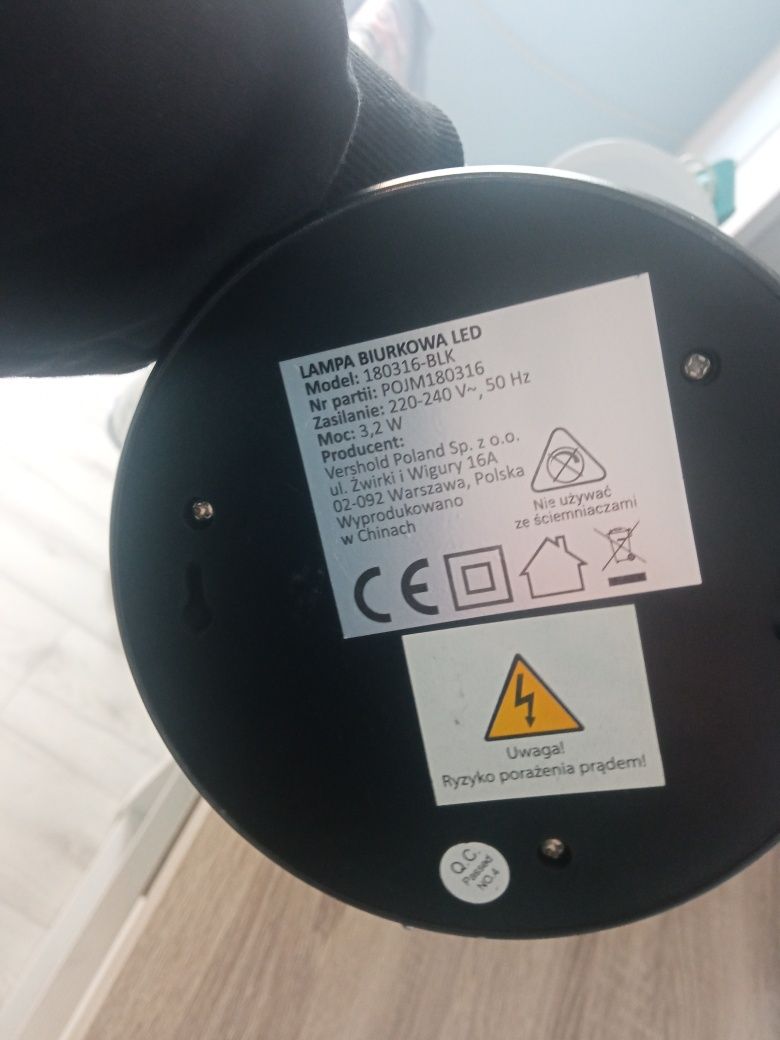 Lampa nocna Smuke