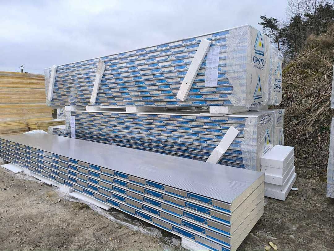 Сендвіч-панель, утеплювач PIR. 40-200 мм, PIR,MW fiberglass, Poland