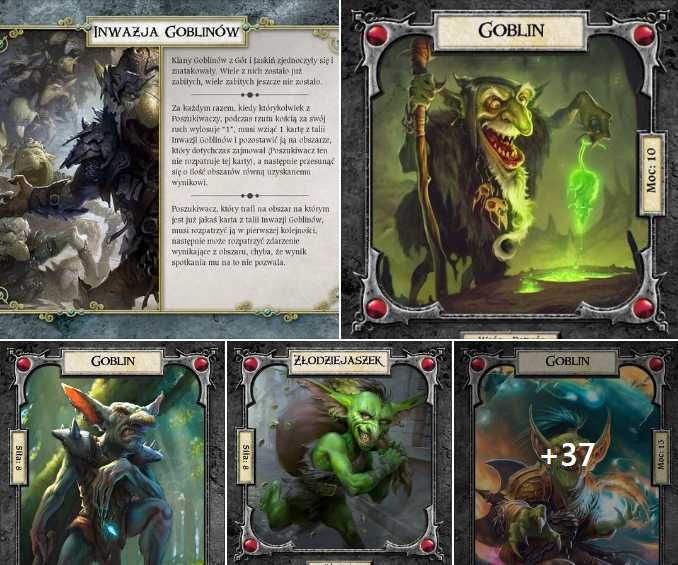 Talisman Magia i Miecz - Inwazja Goblinów - 40 kart + Zasady