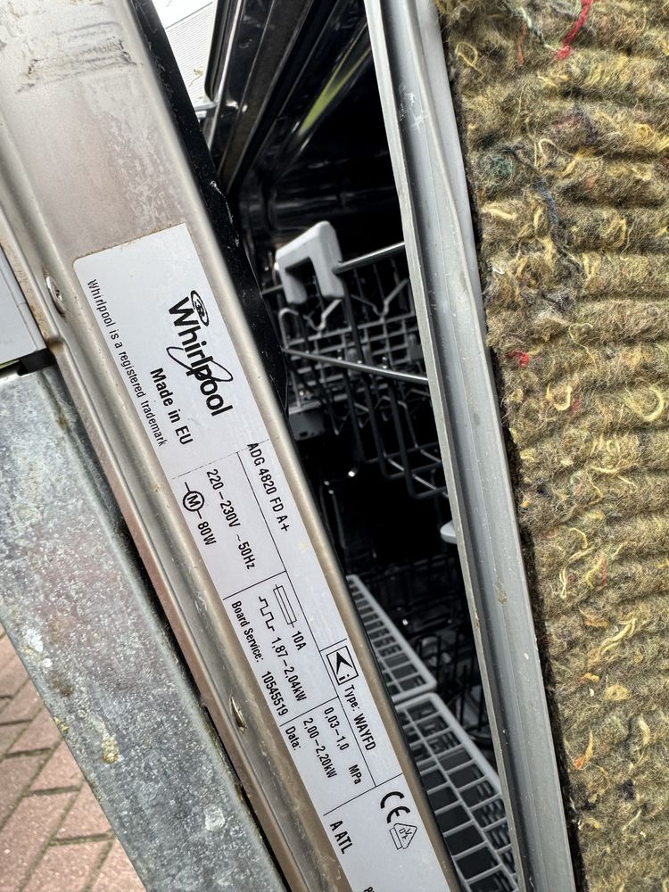Zmywarka pod Zabudowe Whirlpool Szeroka 60
