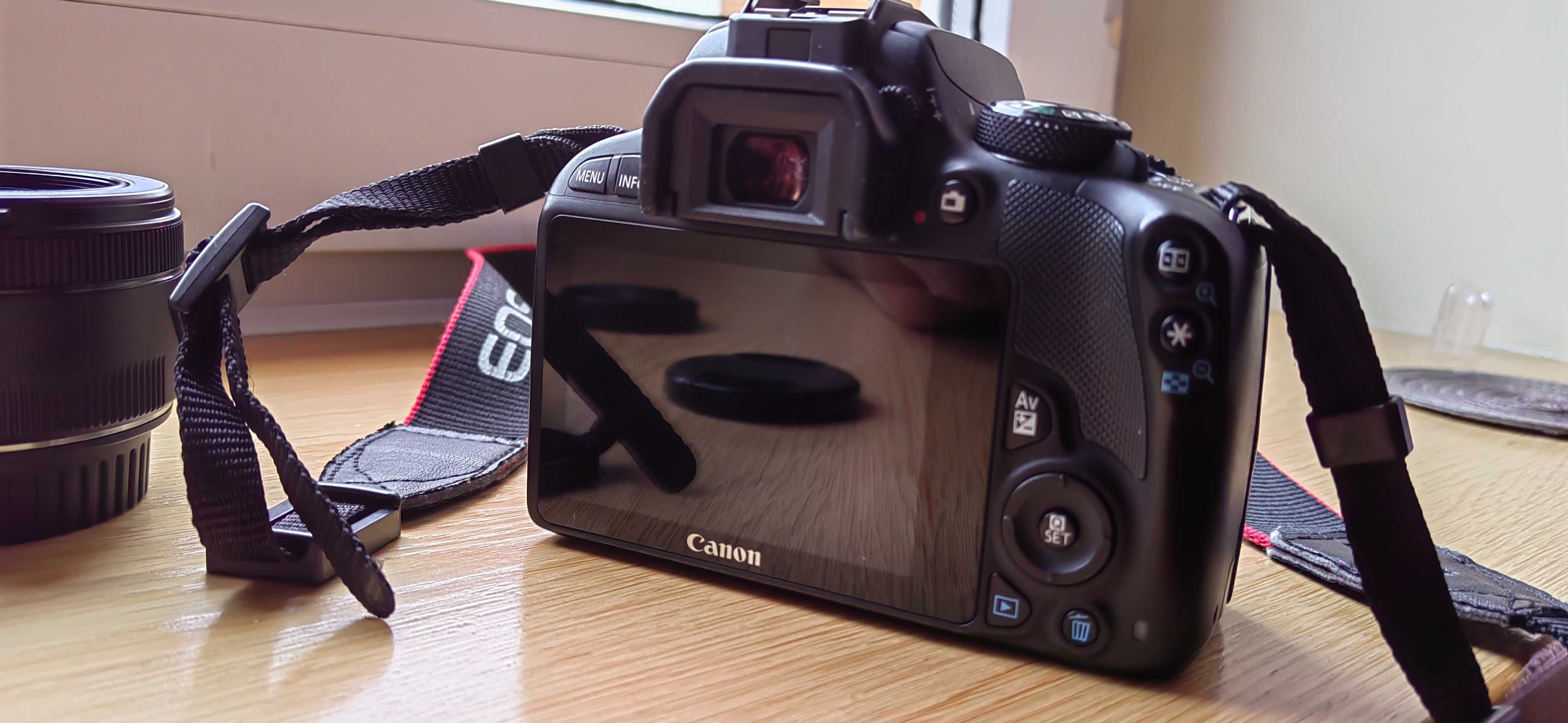 Canon eos 100D obiektyw Canon ef-s 24 2.8 stm i Canon ef 50 1.8 stm