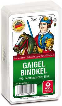 Nowe 2 zestawy gaigel binokel, niemiecka gra karciana