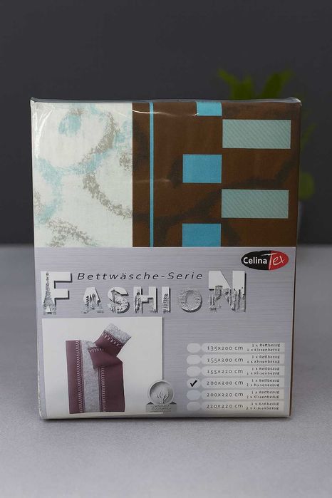CelinaTex komplet pościeli z bawełny 200x220cm, 2x 80x80cm poszewki