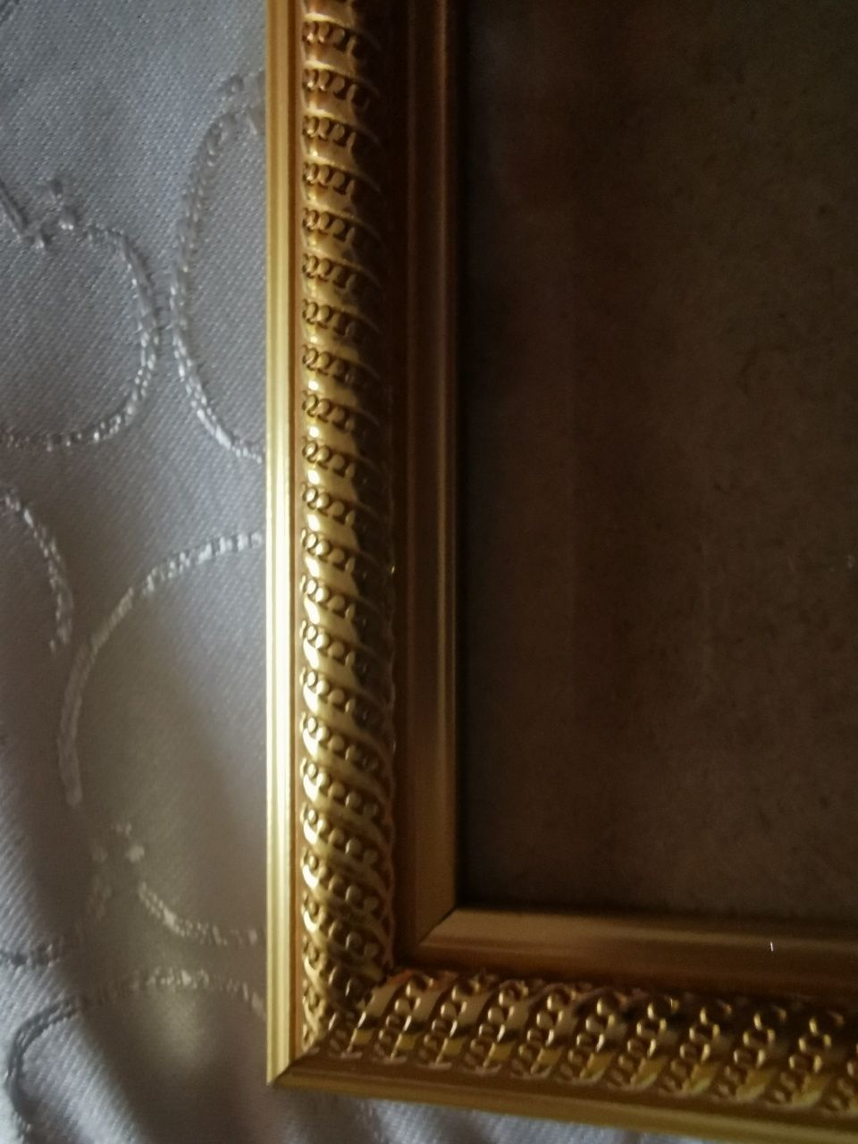 Ramka drewniana do zdjęć kolor złoty