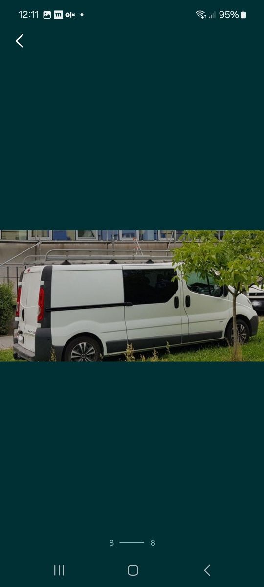 Bagażnik dachowy Vivaro Trafic Primastar wersja long L2H1