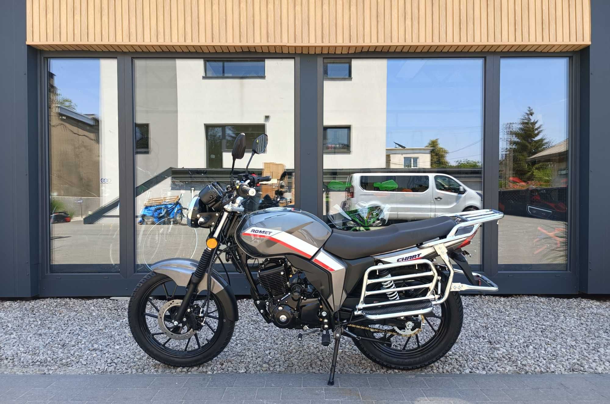 Motocykl 125 na kategorie B Romet CHART 125 motor 125 na kat.B Łódź