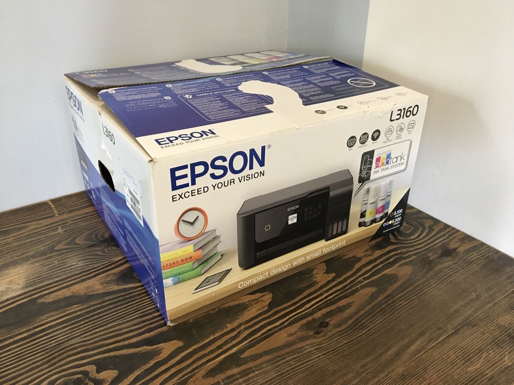 Drukarka kolorowa EPSON L3160 ecotank Wi-Fi