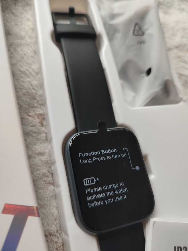 Smartwatch Alexa ID208 BT niebieski inteligentny zegarek