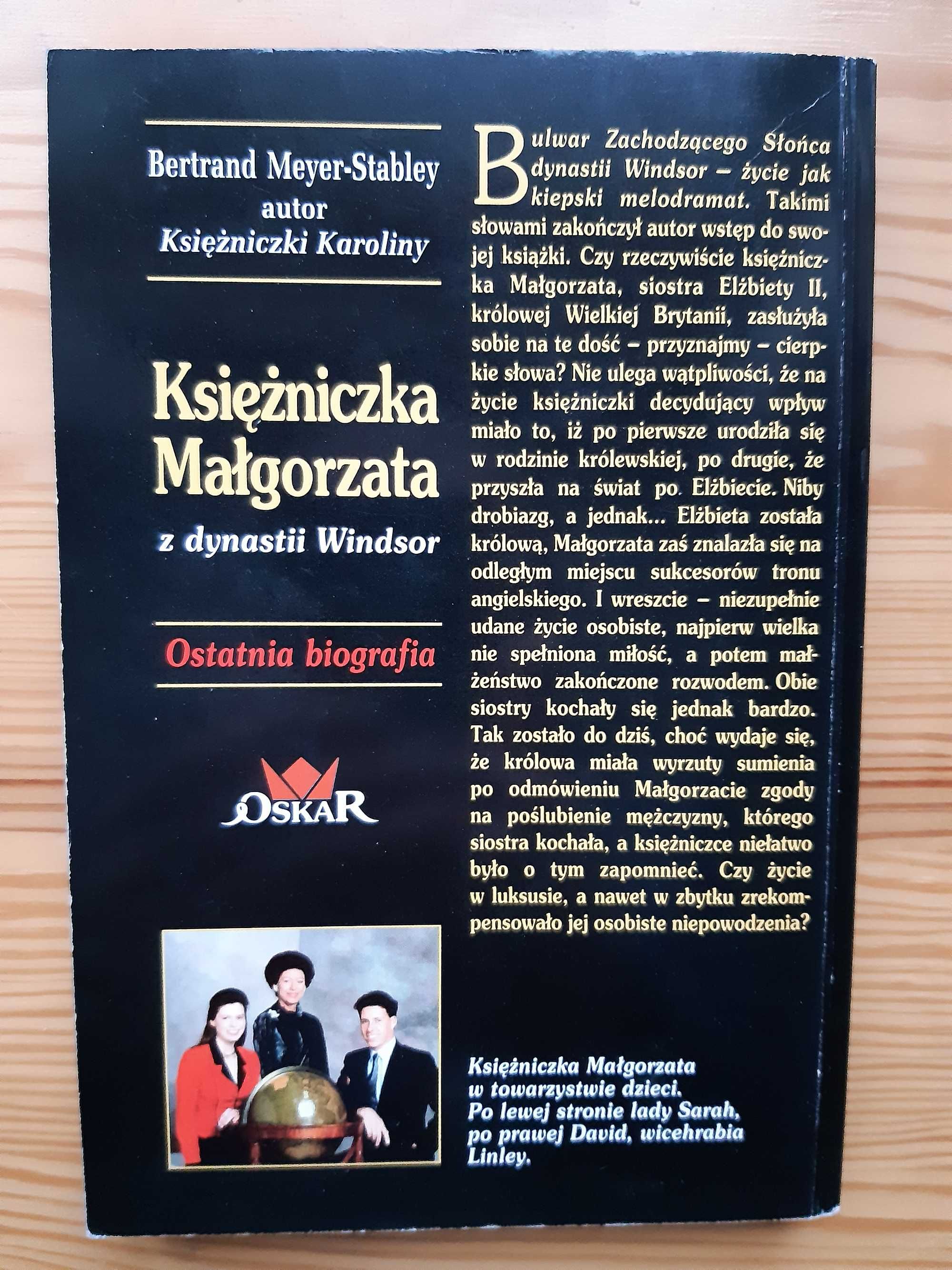 Księżniczka Małgorzata. Bertrand  Meyer - Stabley. Stan: bdb.