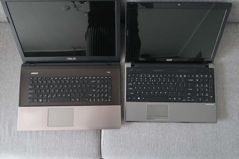 Dwa laptopy: ASUS R700VM-TY199V i ACER Aspire 5745G-434G50Mn