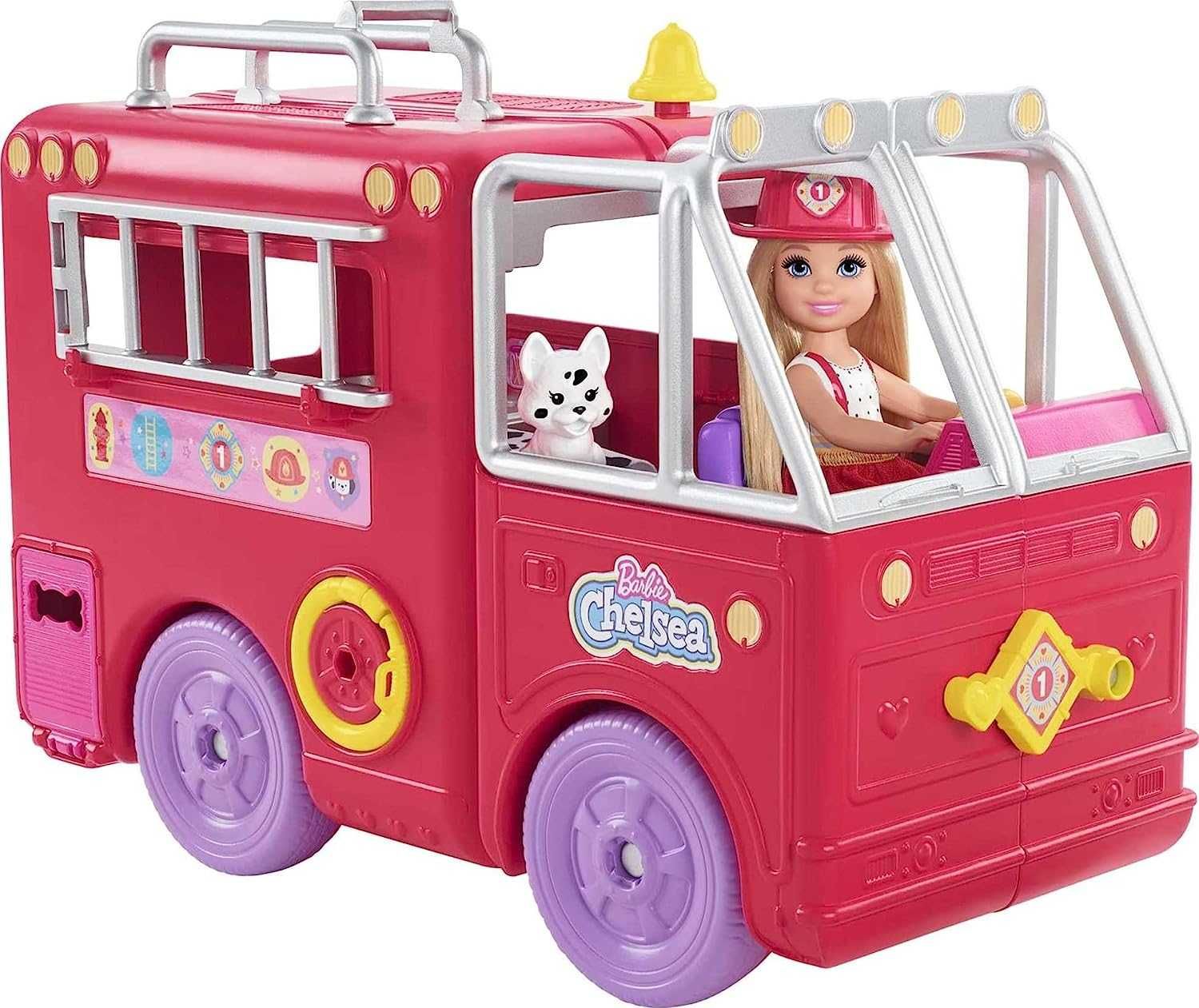 Барби Челси пожарная машина Barbie Chelsea Fire Truck Vehicle