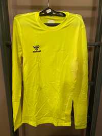 Żółta Koszulka Sportowa Hummel Rozmiar M